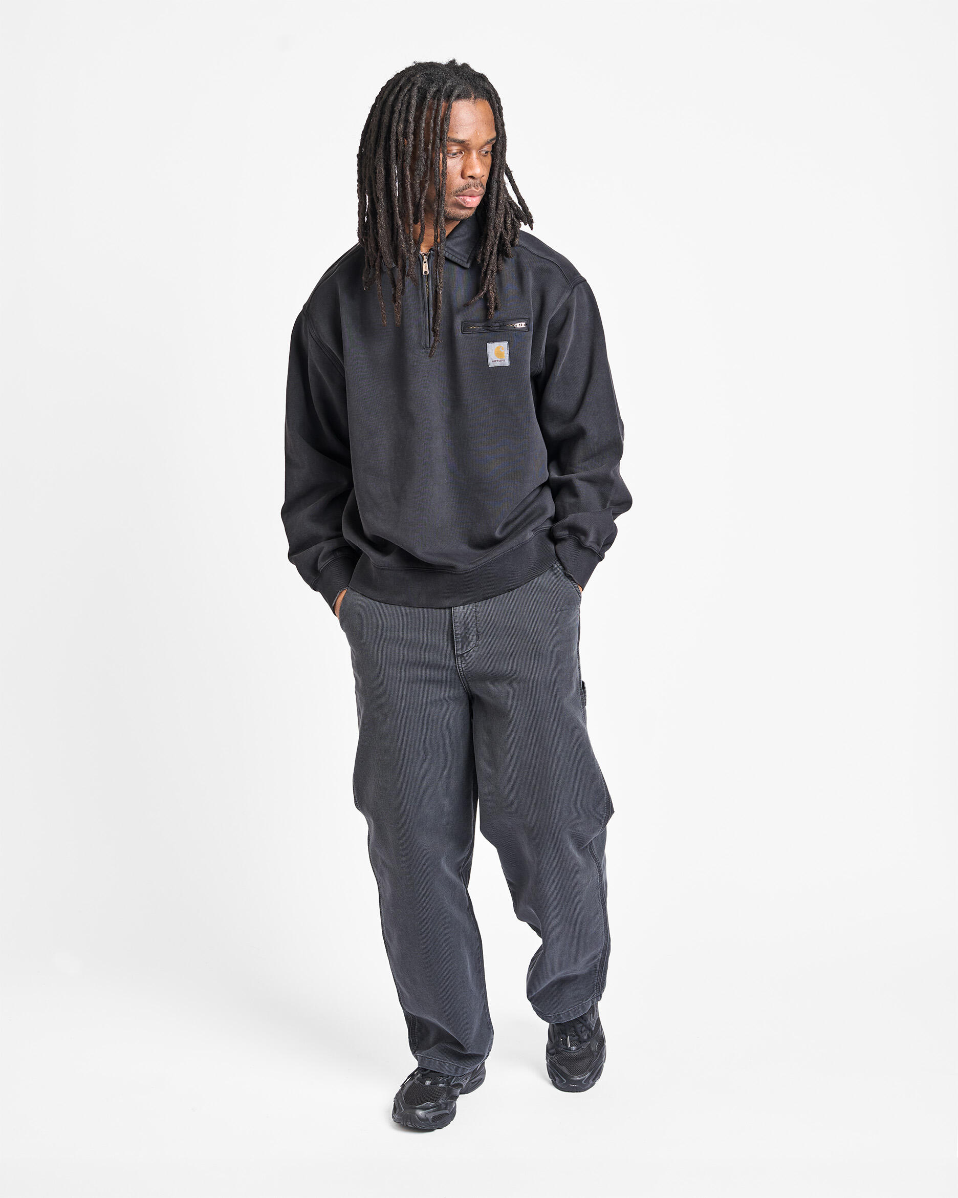 Carhartt WIP Half Zip Detroit Sweat | I036350.8906 | AFEW STORE
